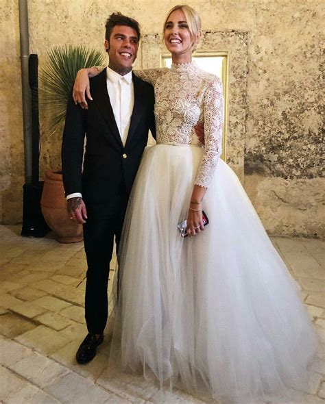 dior dress chiara ferragni|Chiara Ferragni and Fedez wedding.